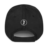 Embroidered God Loves Detroit Christian Hat - Pink Text